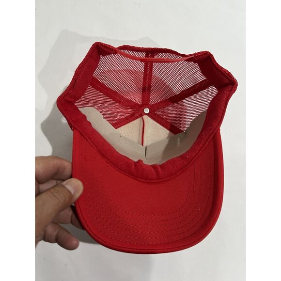 Troubled Humans Logo Hat in Red - Picture 3 of 3